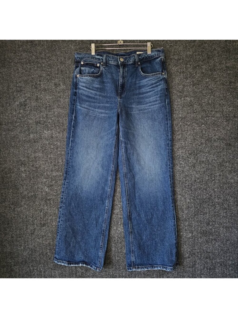 AYR The Secret Sauce Wide Leg Jeans Blue High Rise Women 33S Made in LA